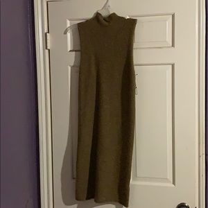 Brown sweater dress!